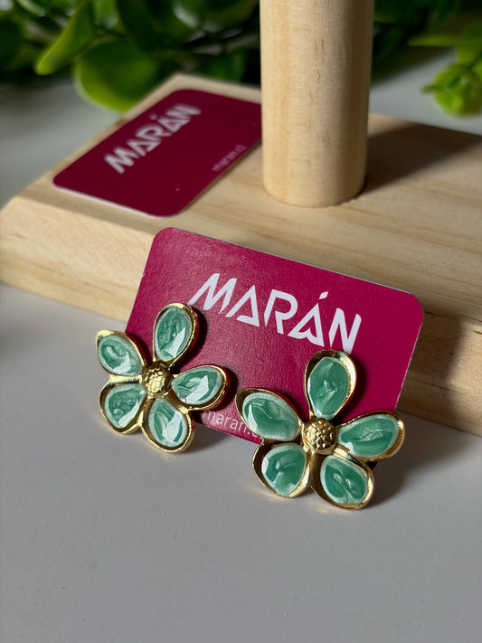 Aros flores verdes