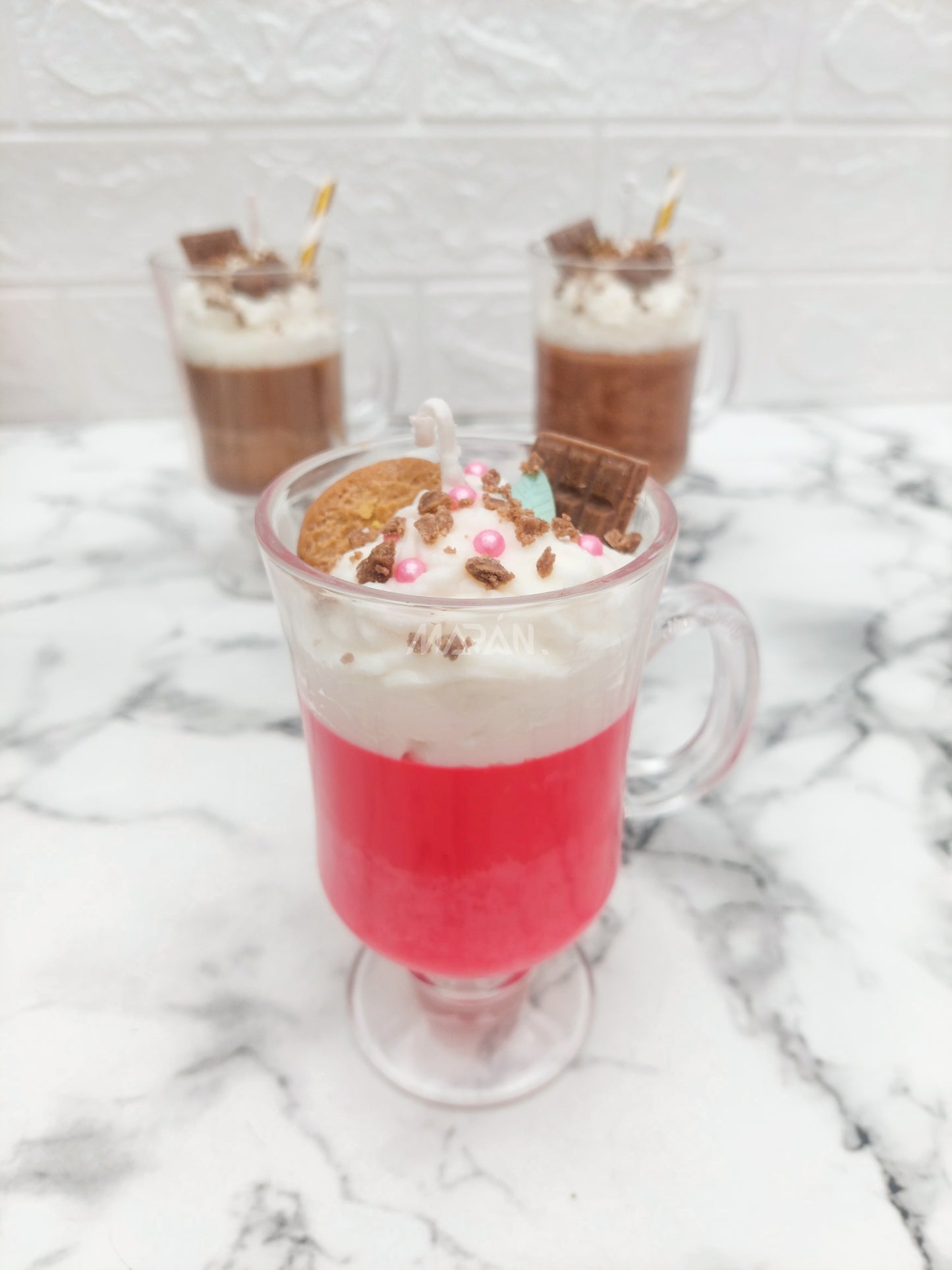 Vela Capuchino Rosa Grande