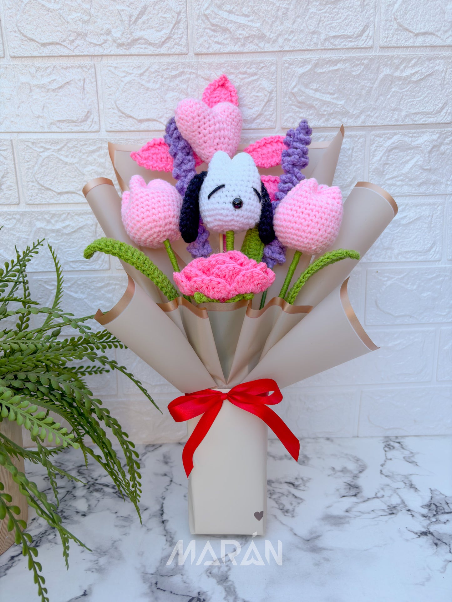 Ramo Snoopy Rosa (PREMIUM)