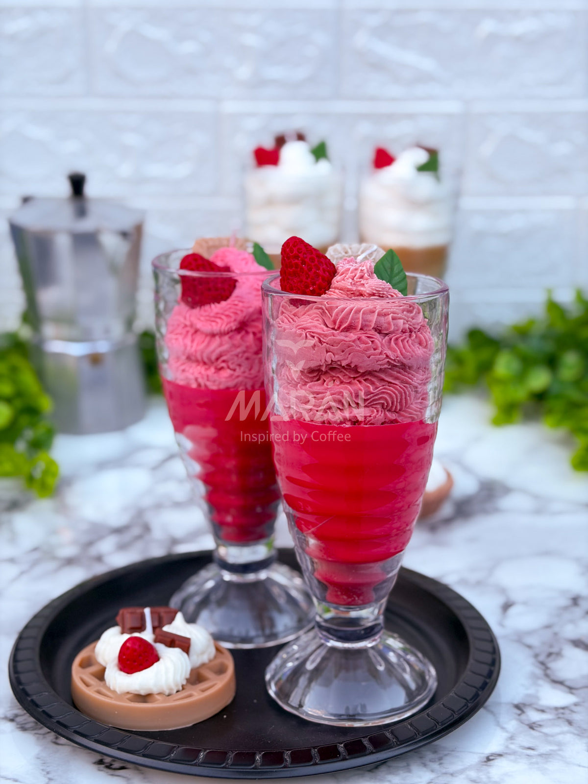 Vela Milkshake Rosa