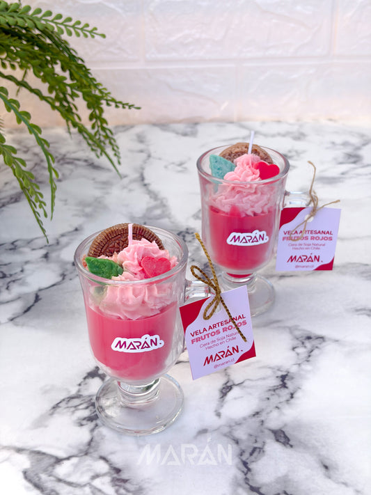 Vela Capuchino Rosa Pequeña