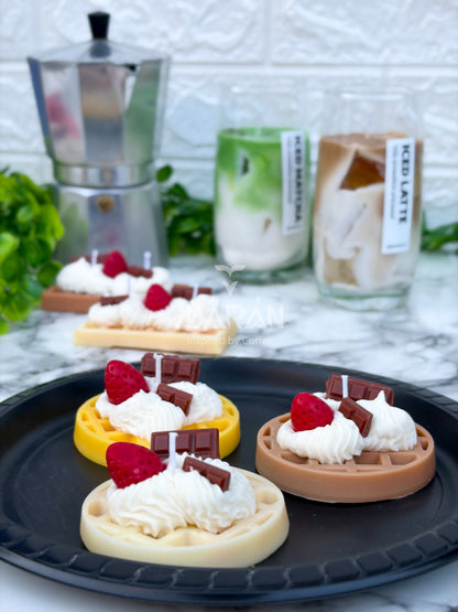 Vela Waffle redondo