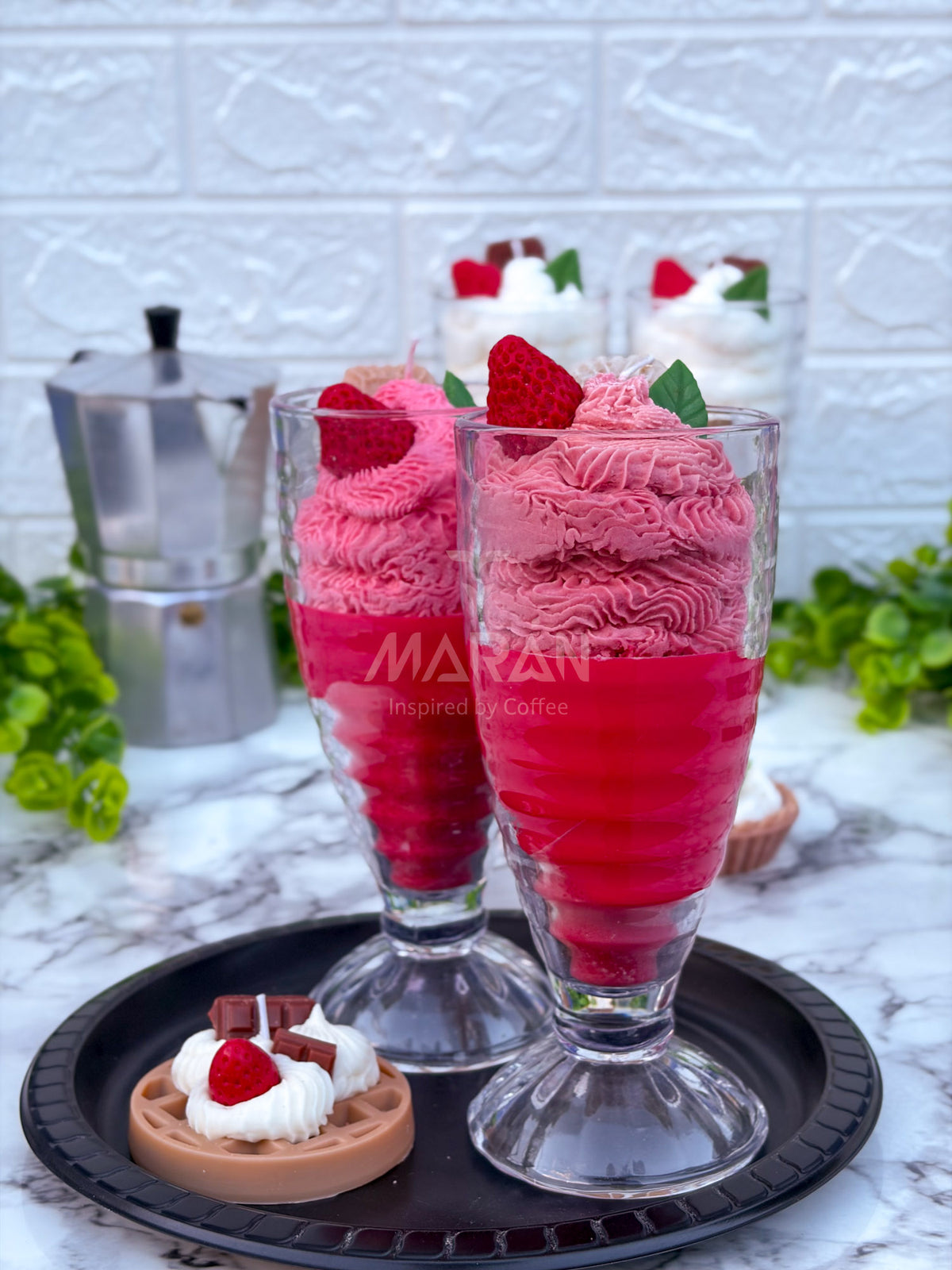 Vela Milkshake Rosa