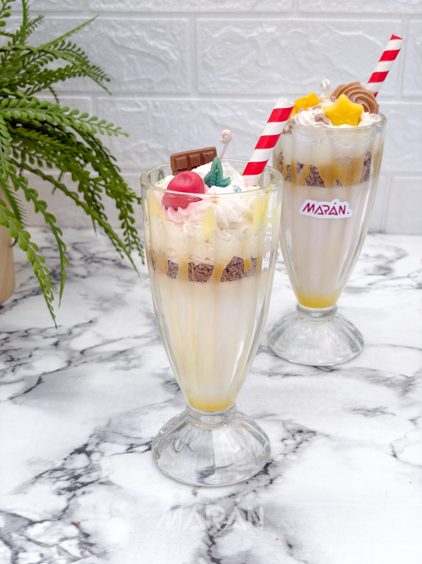 Vela Milkshake Amarilla
