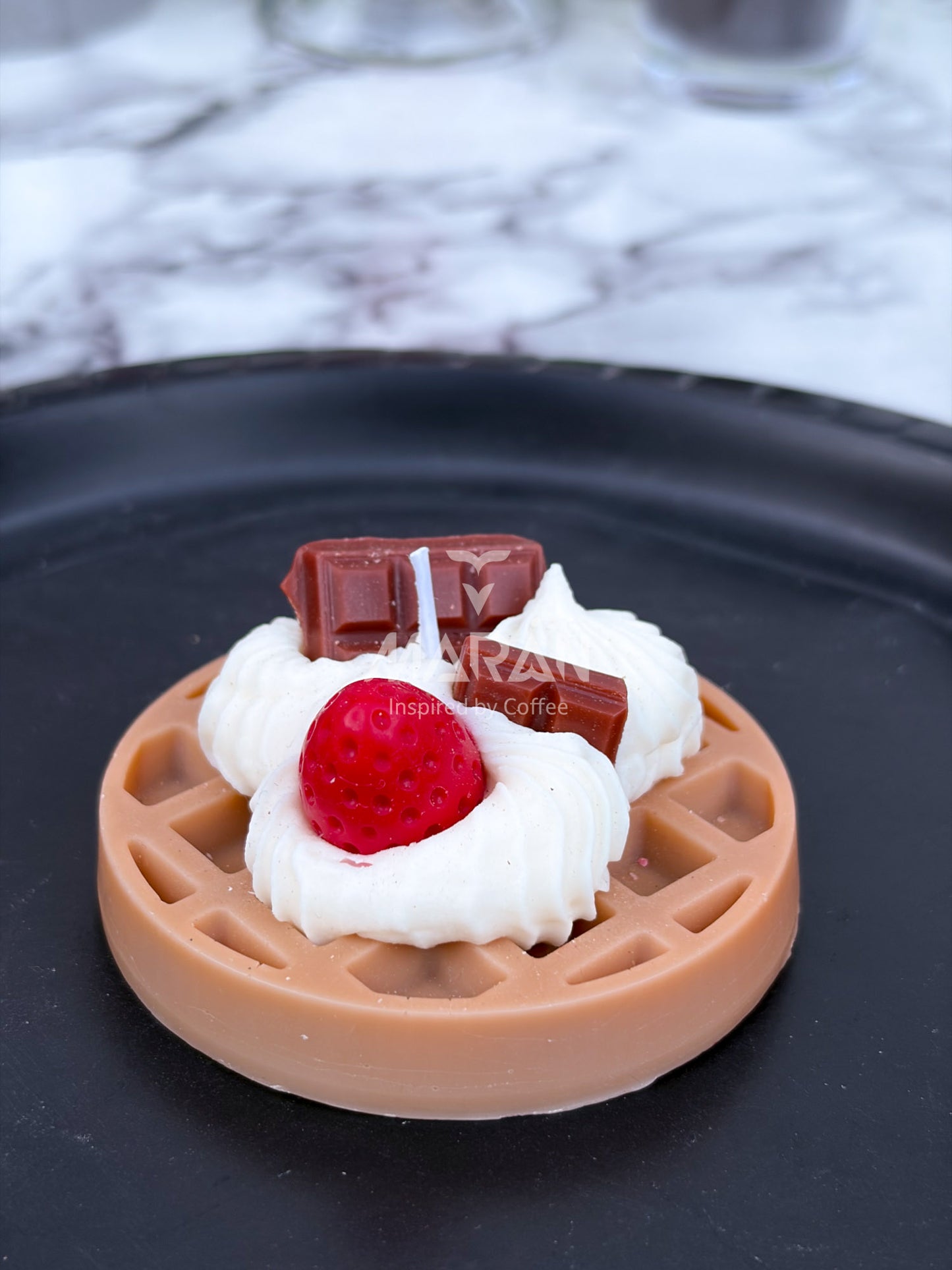 Vela Waffle redondo