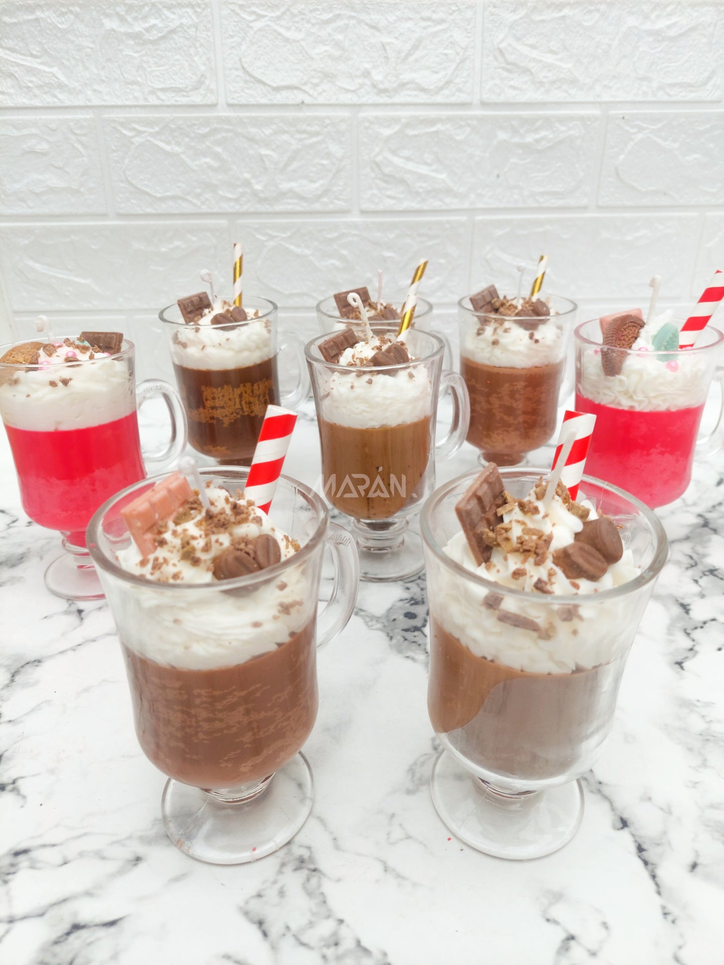 Vela Capuchino Rosa Grande